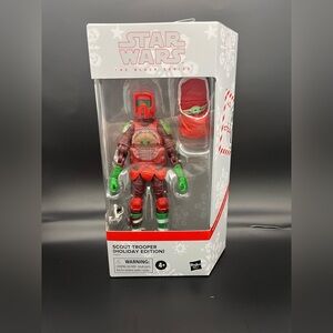Hasbro Star Wars Scout Trooper Holiday Edition Action Figure